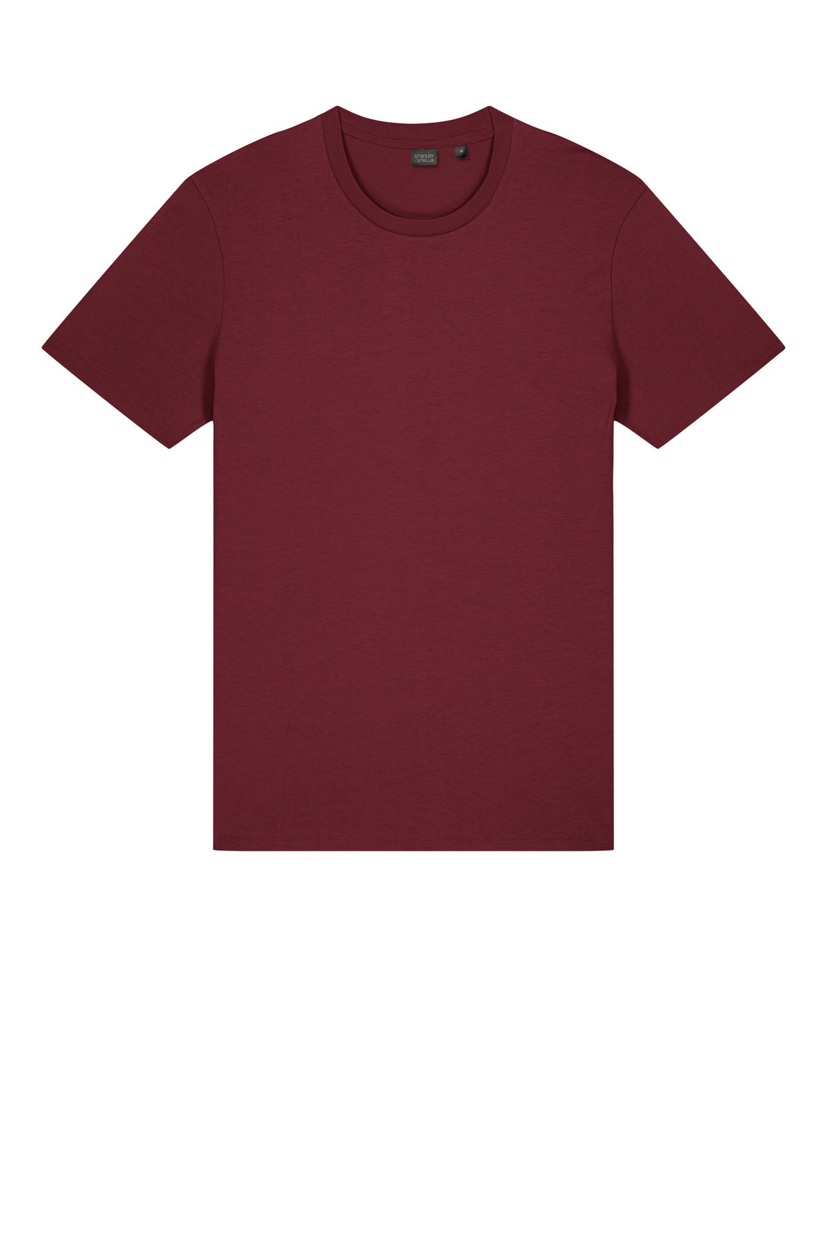 Front View of Burgundy Stanley/Stella Unisex Crafter Tee SXU007