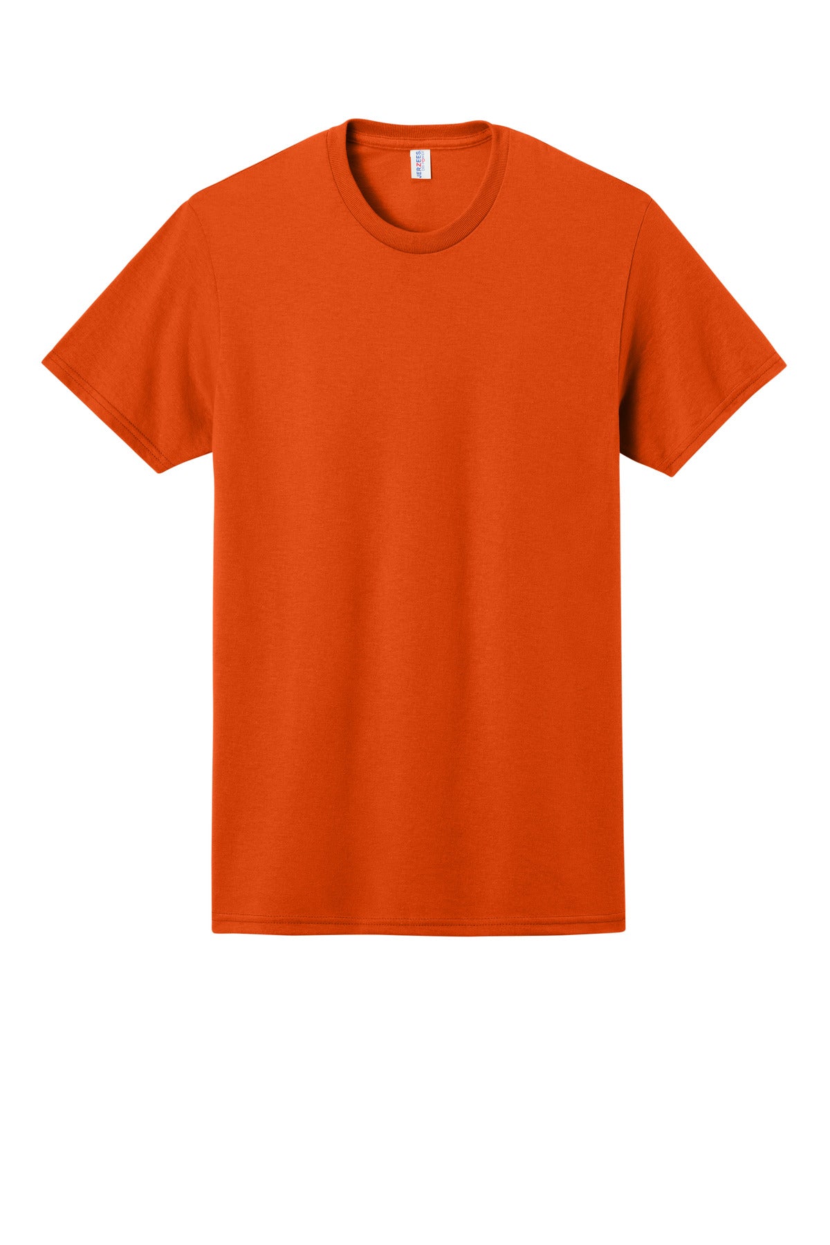 Front View of Burnt Orange Jerzees - Dri-Power 50/50 Cotton/Poly T-Shirt. 29M
