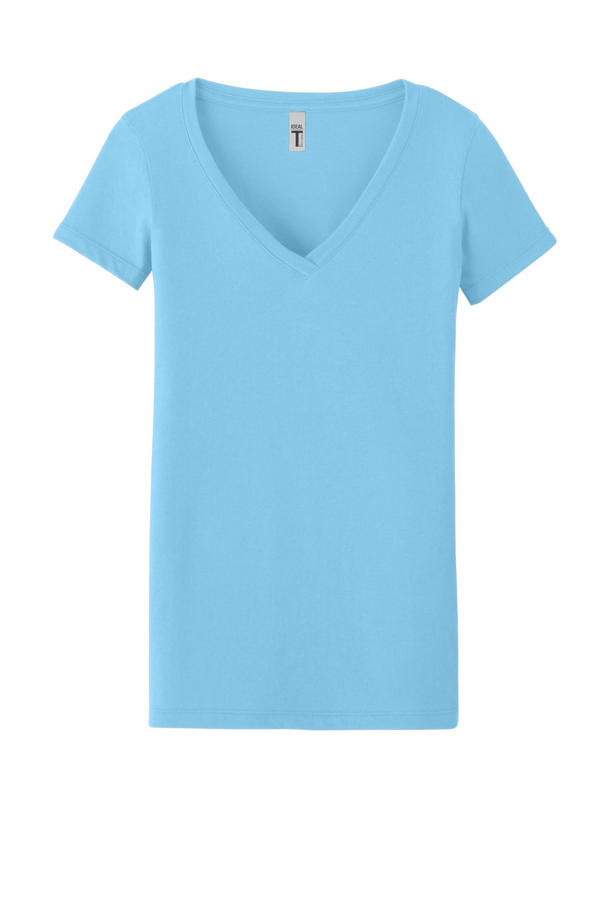 Front View of Cancun Next Level Apparel Women's Ideal V-Neck Tee NL1540