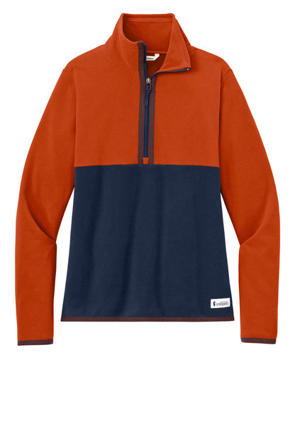 Front View of Canyon/Mr Cotopaxi Women's Amado 1/2-Zip Fleece COTOW1692