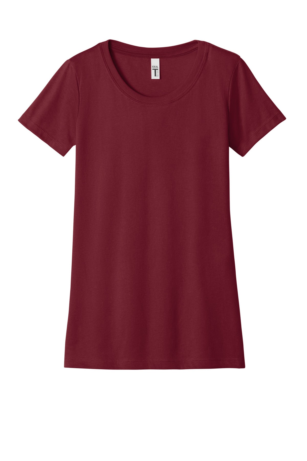 Front View of Cardinal Next Level Apparel Women's Ideal Tee NL1510