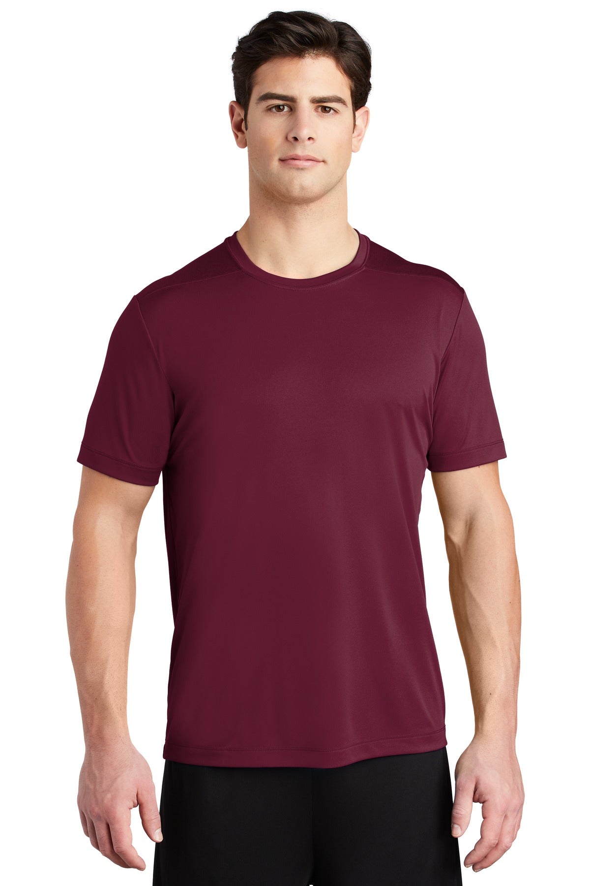 Front View of Cardinal Sport-Tek Posi-UV Pro Tee. ST420