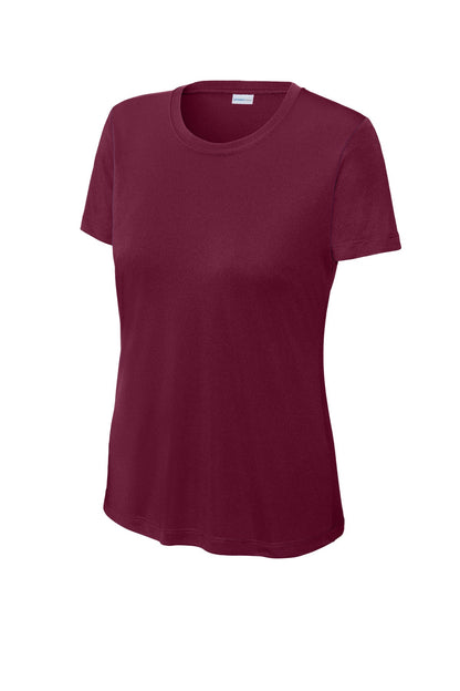 Front View of Cardinal Sport-Tek Women's PosiCharge Competitor Tee. LST350