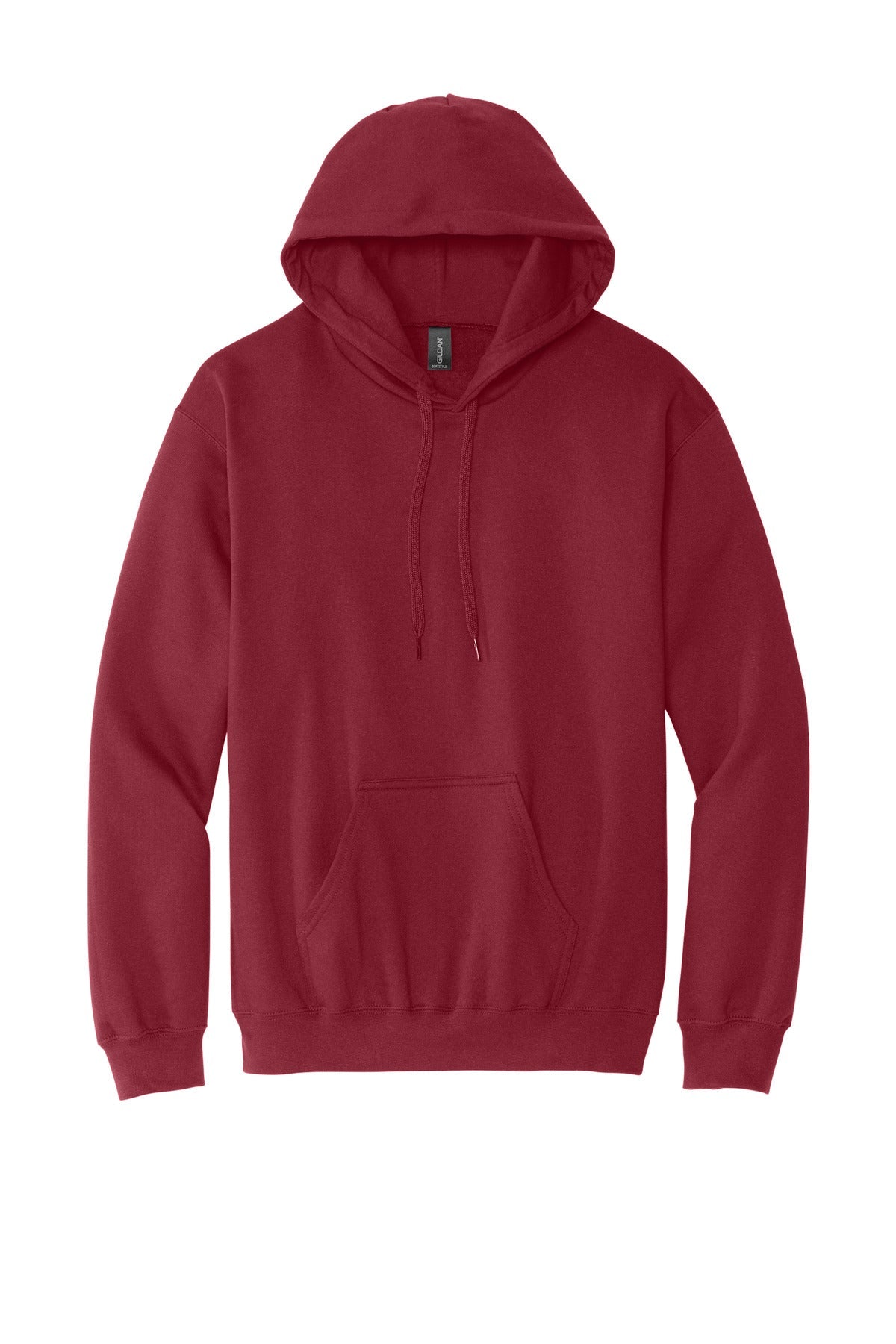 Front View of CardinalRd Gildan Softstyle Midweight Pullover Hooded Sweatshirt SF500