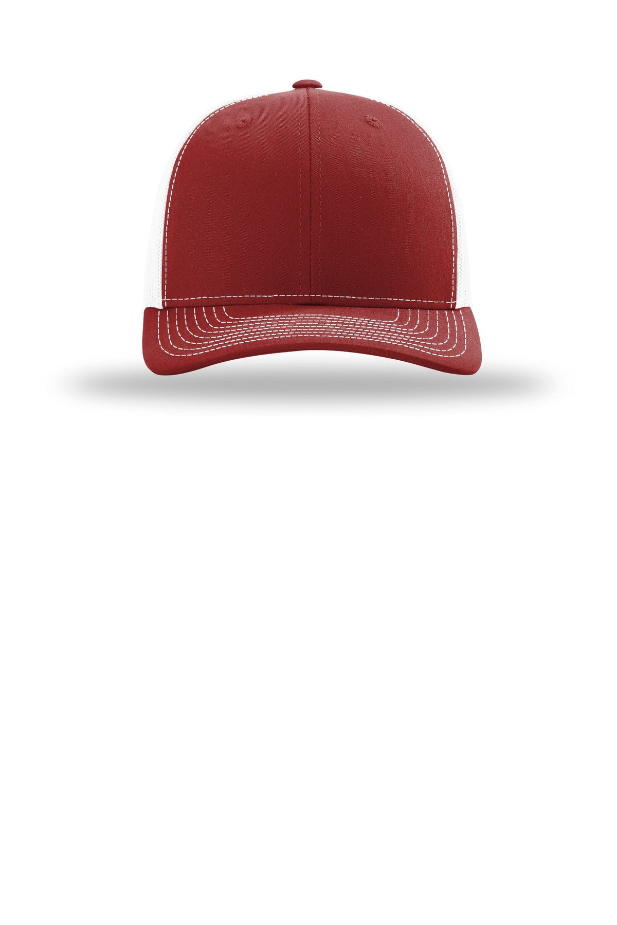 Front View of Card/White Richardson Trucker Cap 112