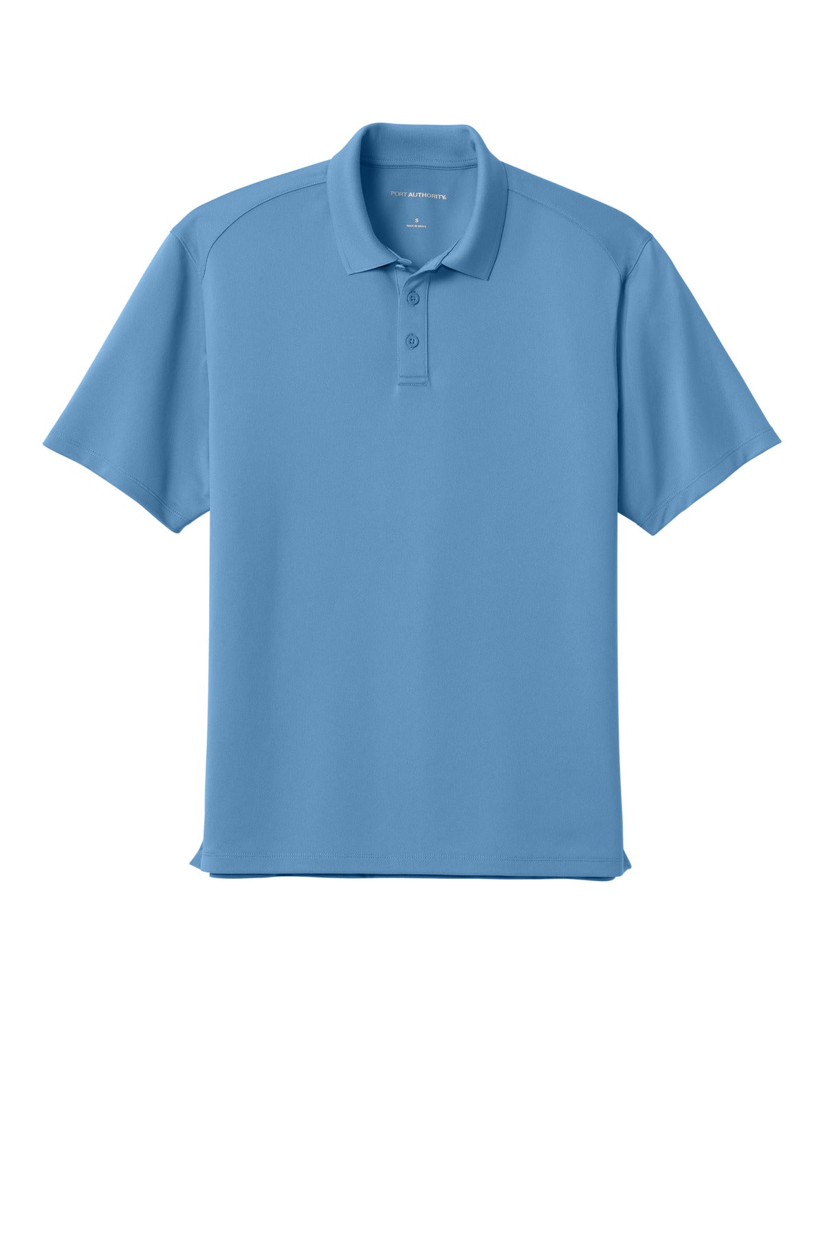 Front View of CarolinaBl Port Authority Wearever Performance Pique Polo K240