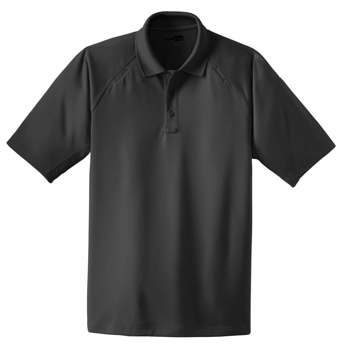 Front View of Charcoal CornerStone - Select Snag-Proof Tactical Polo. CS410