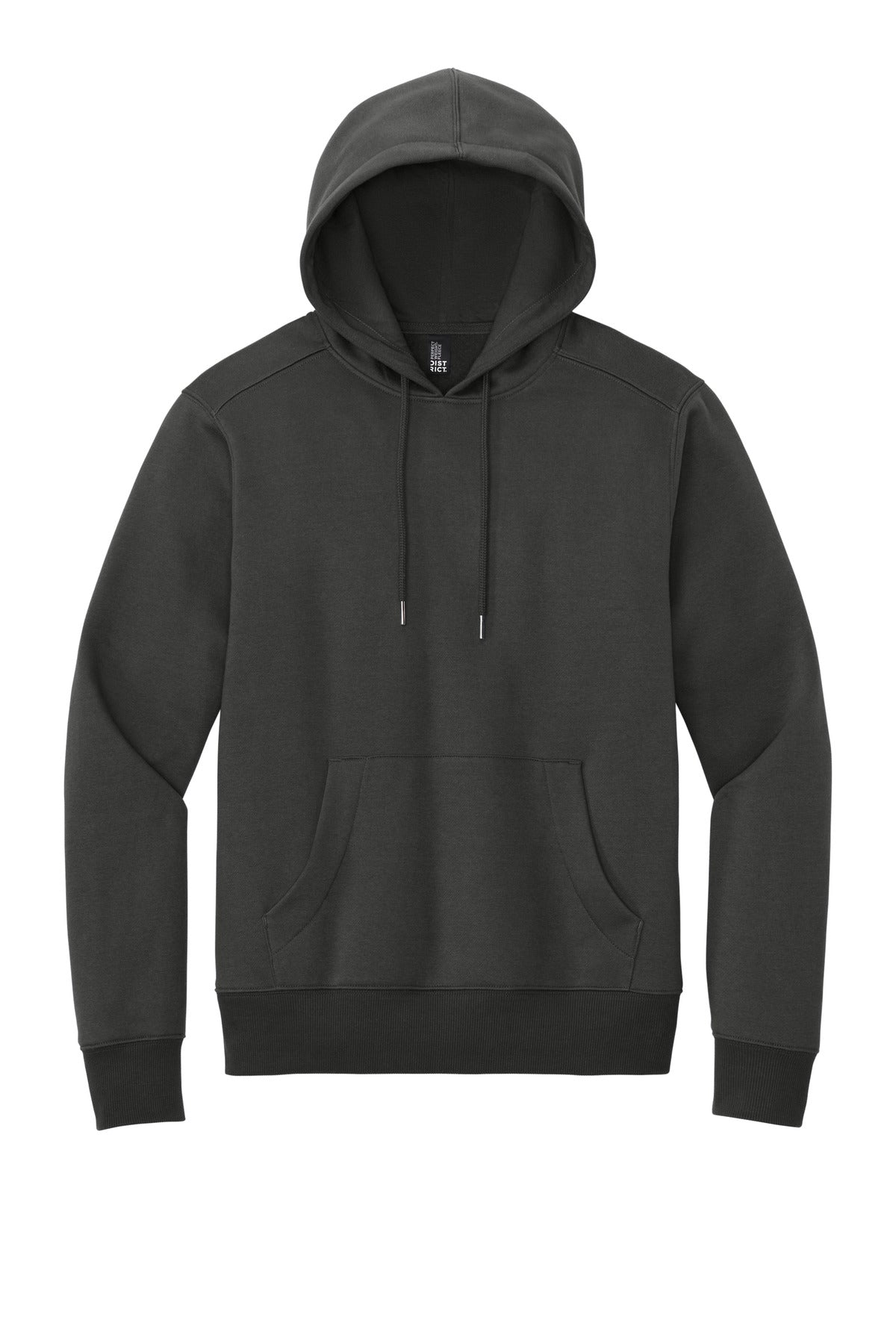 Front View of Charcoal District Perfect Weight Fleece Hoodie DT1101