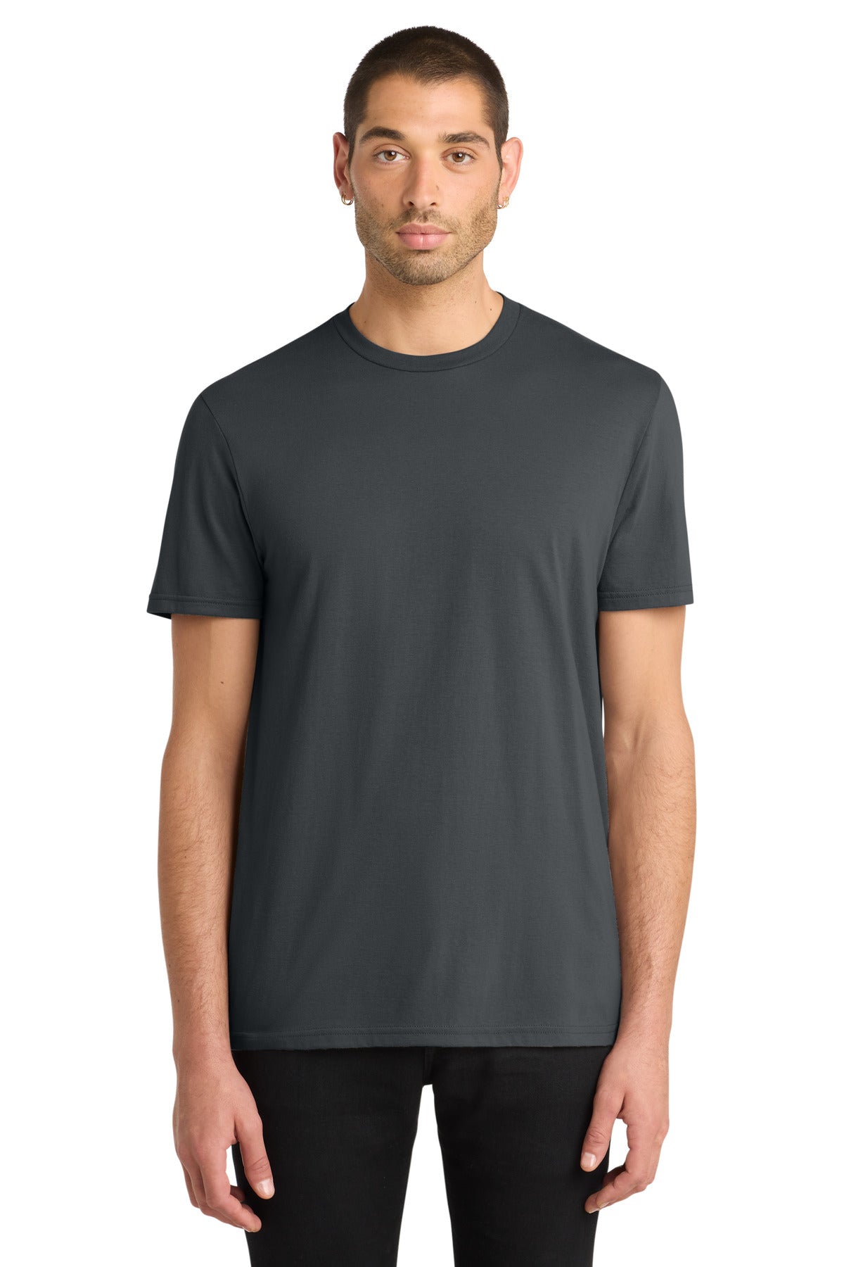 Front View of Charcoal District Very Important Tee . DT6000