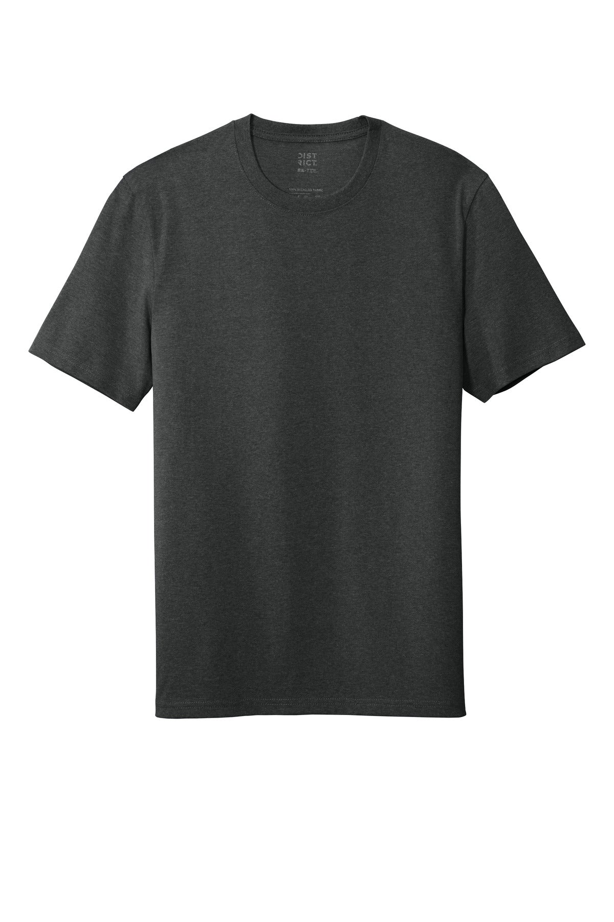 Front View of Charcoal Hthr District Re-Tee DT8000