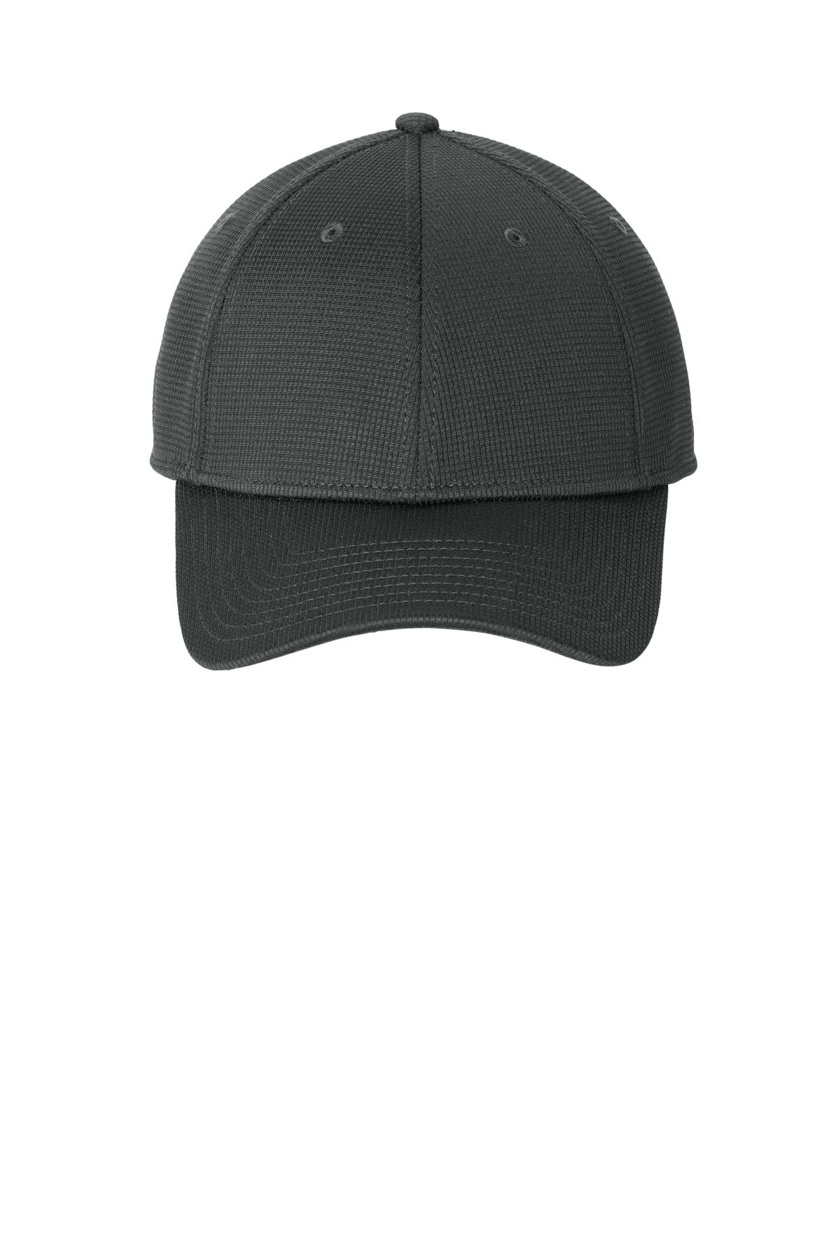 Front View of Charcoal New Era Pivot Stretch Band Snapback Cap NE214