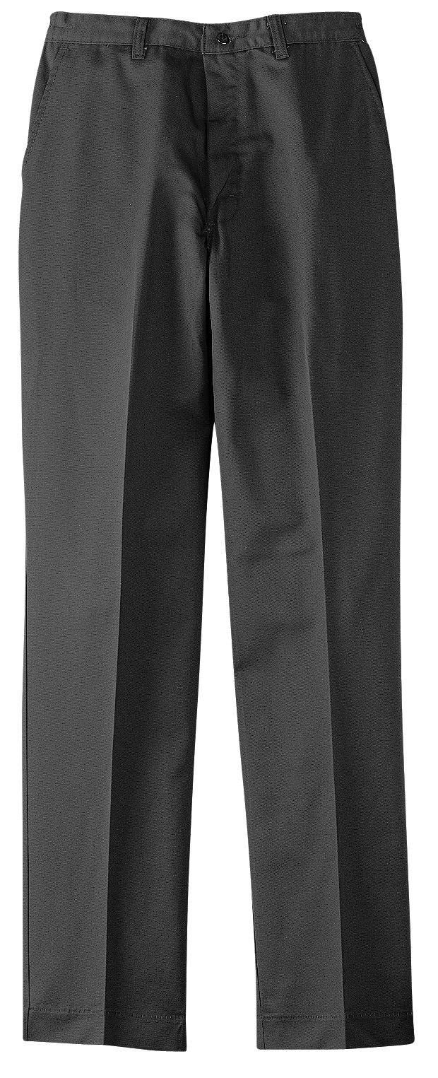 Front View of Charcoal Red Kap Elastic Insert Pant. PT60