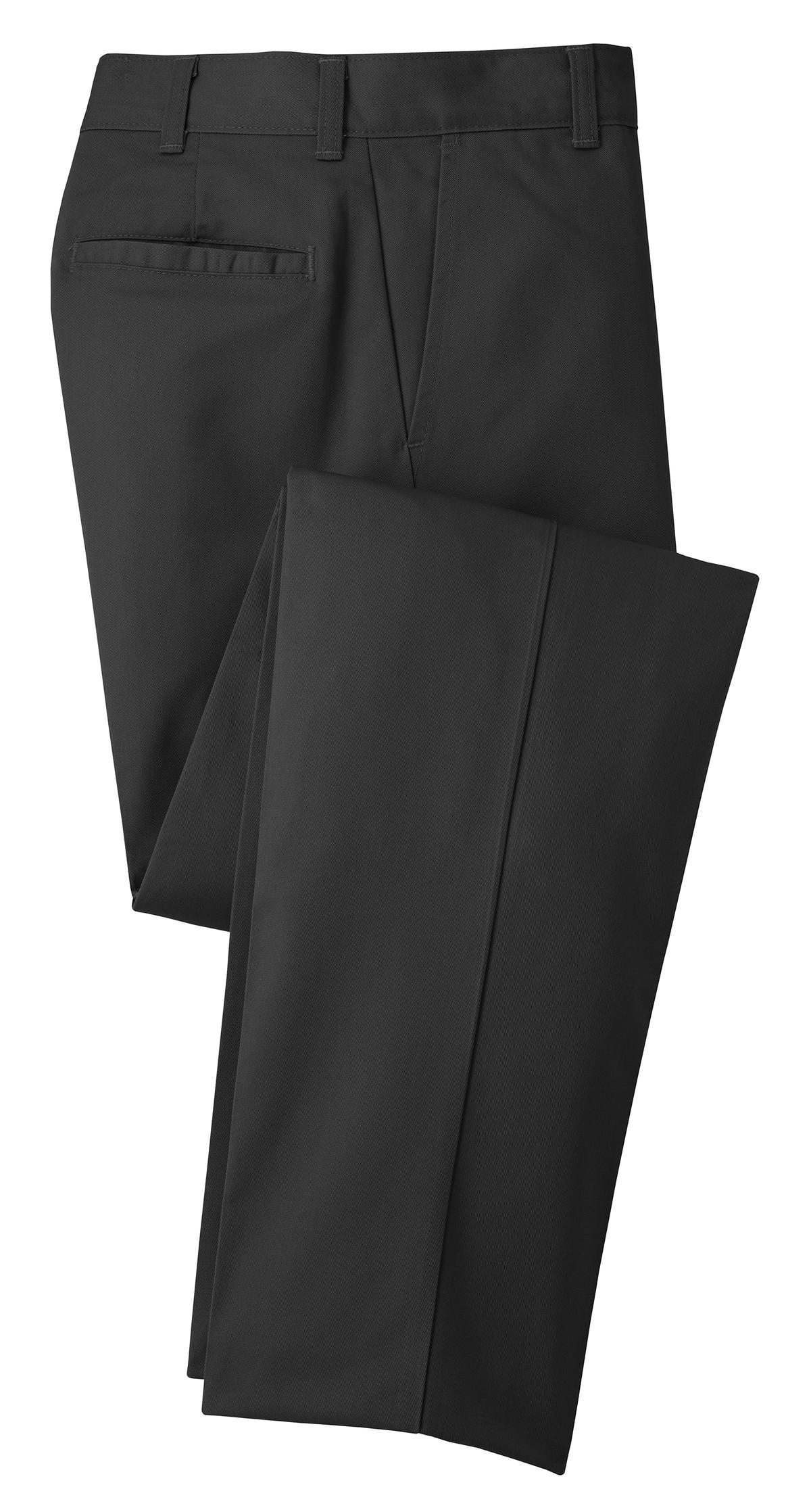 Front View of Charcoal Red Kap Industrial Work Pant. PT20