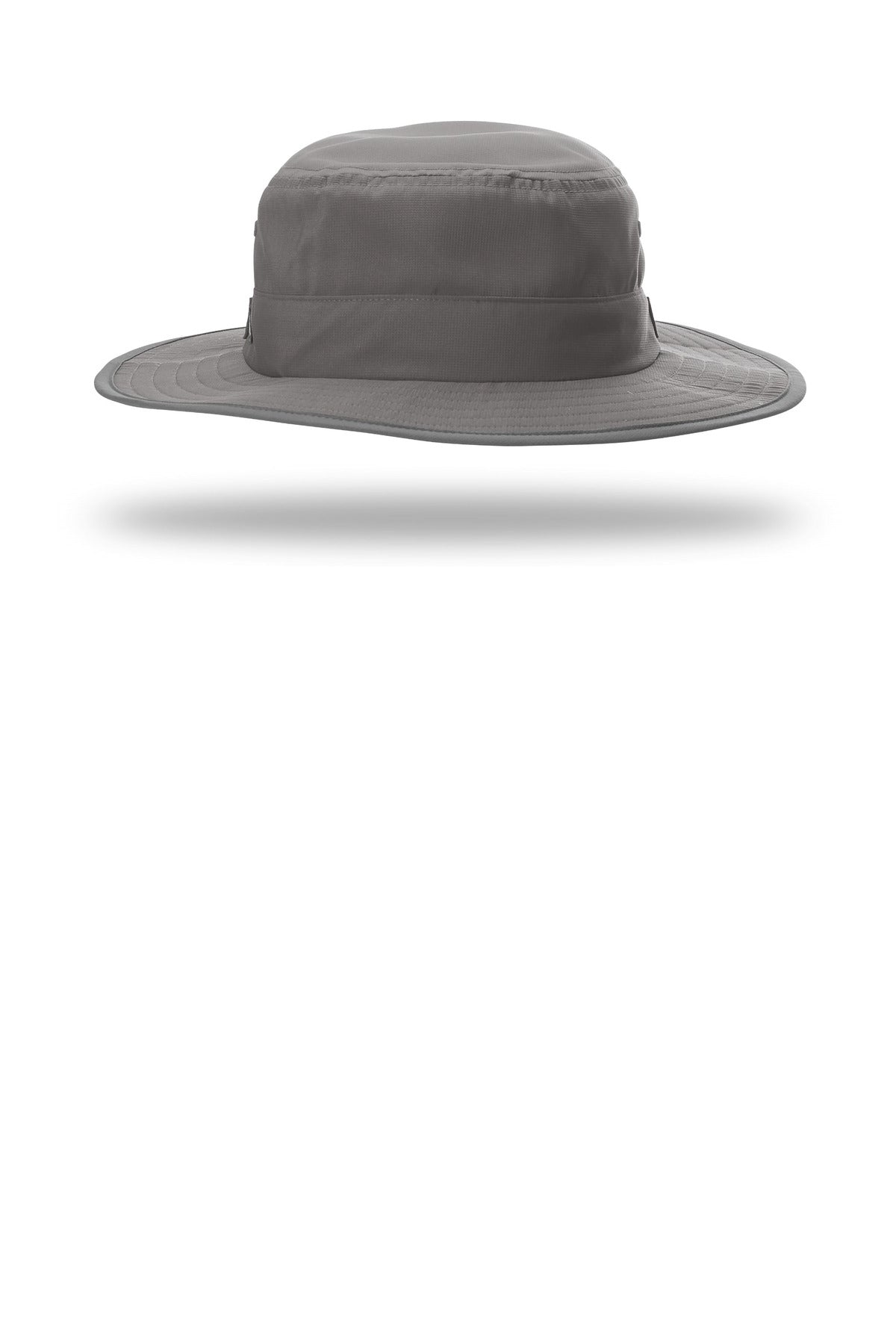Front View of Charcoal Richardson Lite Wide Brim Hat 810