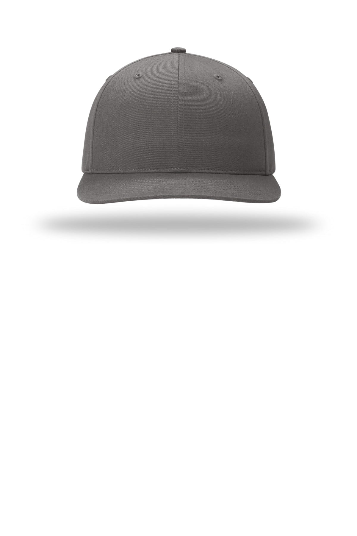 Front View of Charcoal Richardson Solid Twill Trucker 312