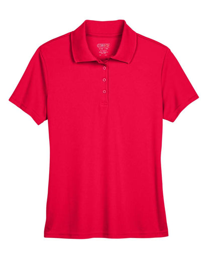Front View of Classic Red Women's Origin Performance Piqué Polo - 78181