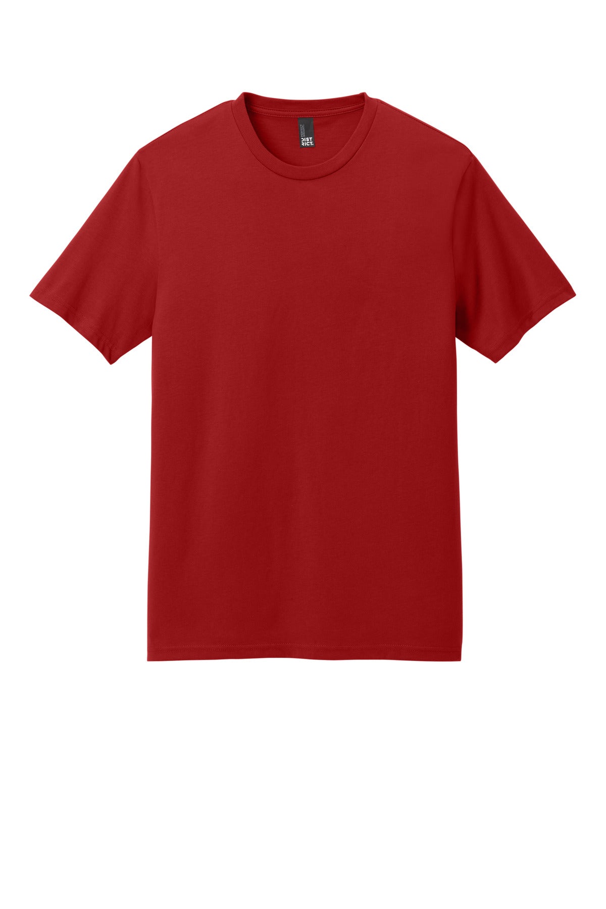 Front View of ClassicRed District Perfect Weight Icon Tee DT106