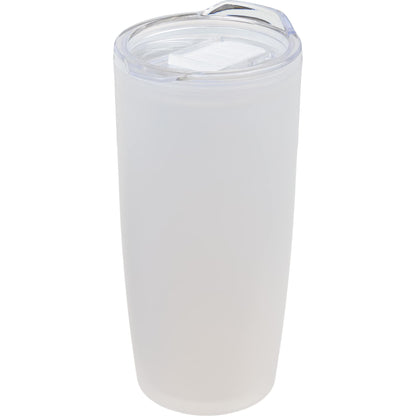 Front View of Clear Coastal Double Wall Tumbler 22 oz plain