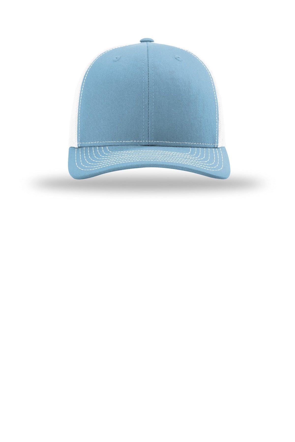 Front View of ClmbBl/Wht Richardson Trucker Cap 112