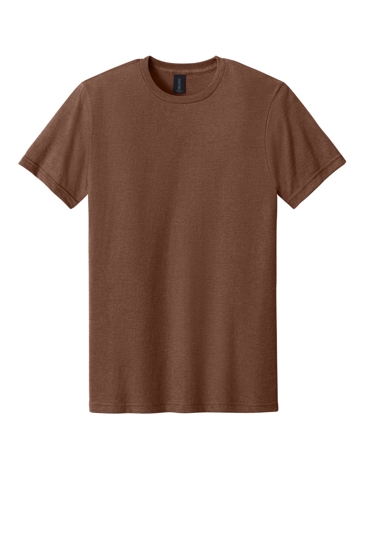 Front View of CocoaMist Gildan Softstyle CVC Tee 64000CVC