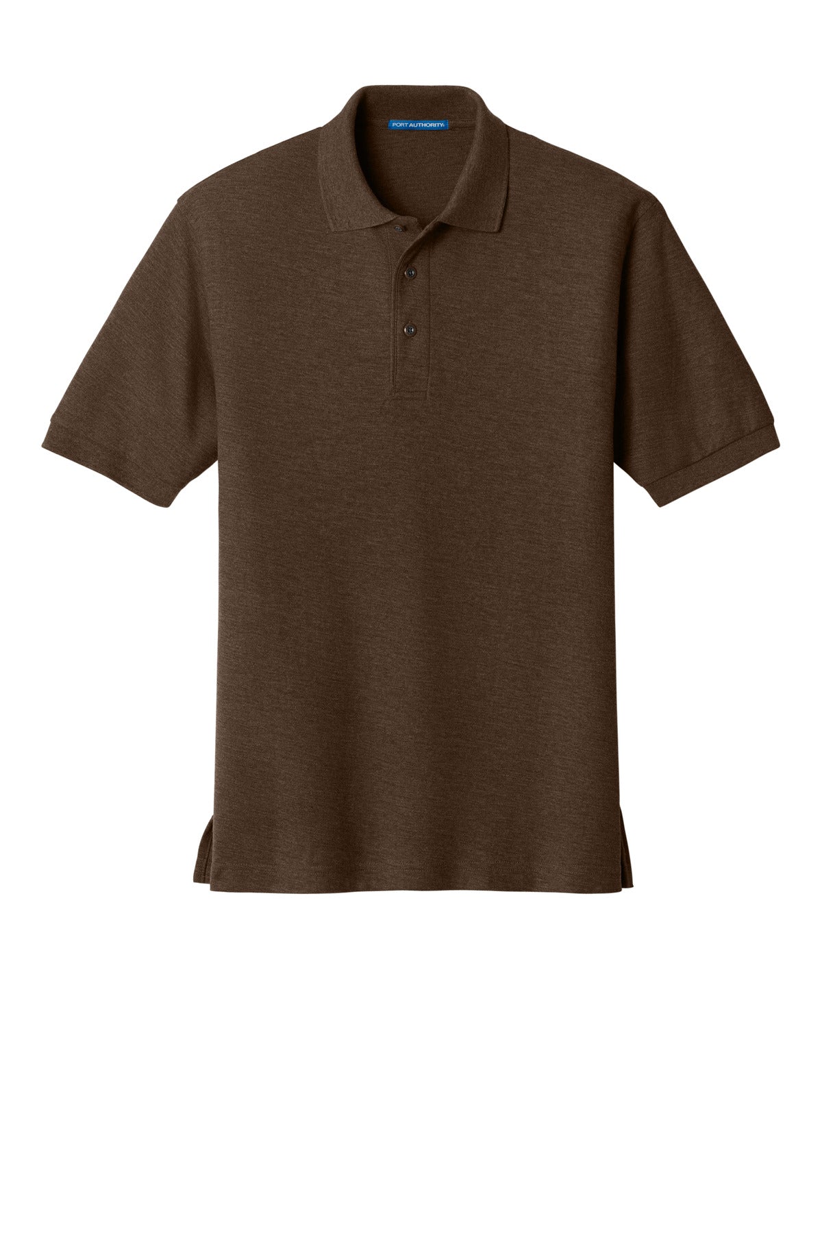 Front View of Coffee Bean Port Authority Extended Size Silk Touch Polo K500ES