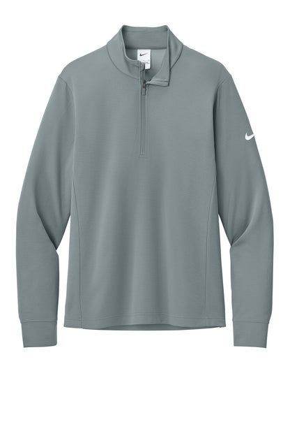 Front View of CoolGrey Nike Essential 1/2-Zip Cover-Up NKHM8036