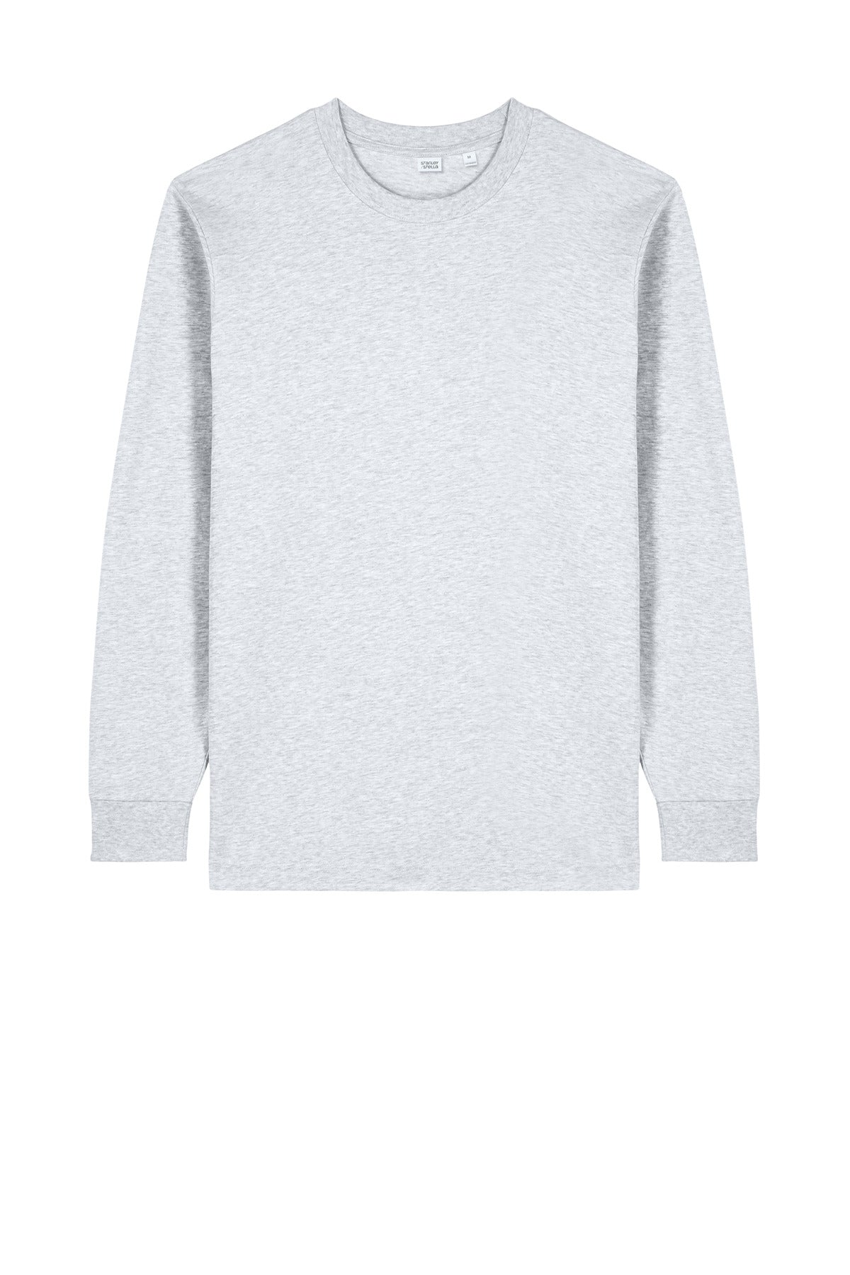 Front View of CoolHtrGry Stanley/Stella Unisex Freestyler Heavyweight Long Sleeve Tee SXU023