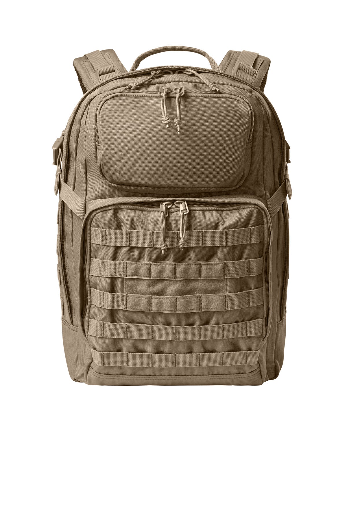 Front View of CoyoteBrn CornerStone Large Tactical Backpack CSB206