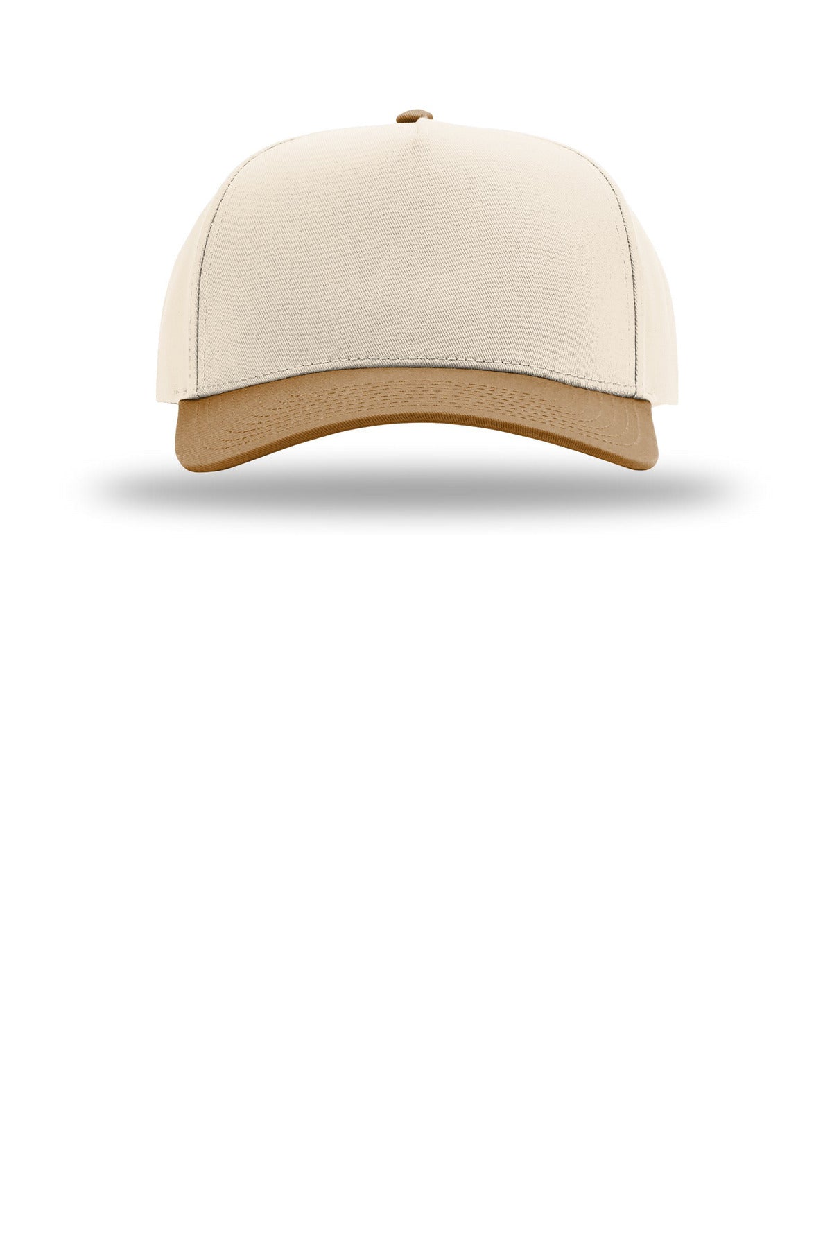 Front View of Cr/Cr/Crml Richardson Full Fabric 5-Panel Champ 323FPC