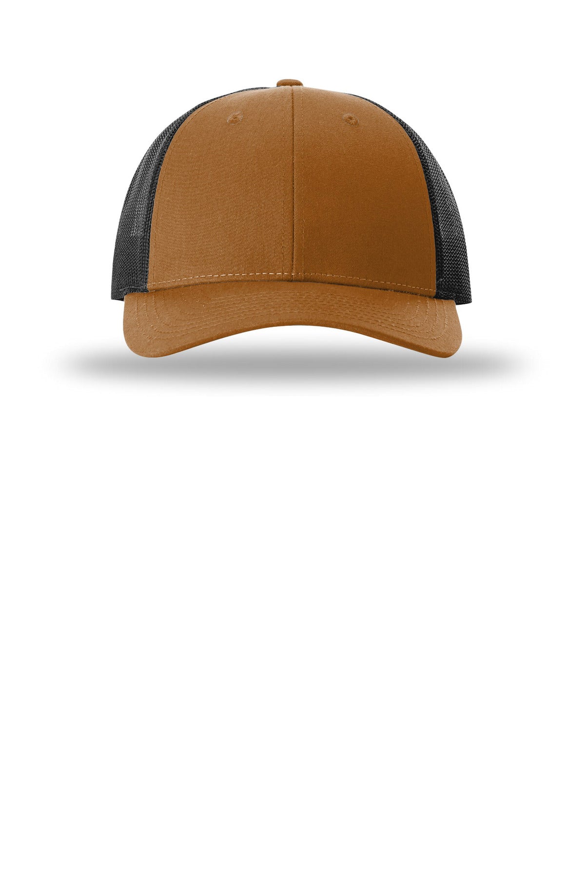 Front View of Crml/Black Richardson Low Pro Trucker 115