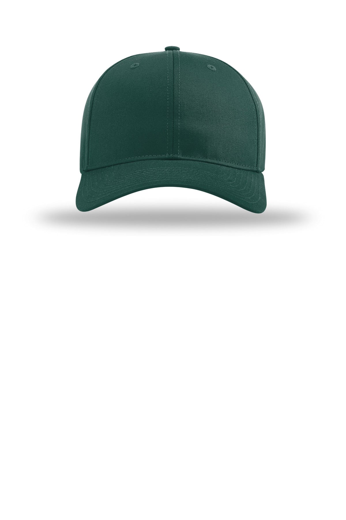 Front View of DarkGreen Richardson Pro Twill Snapback 212