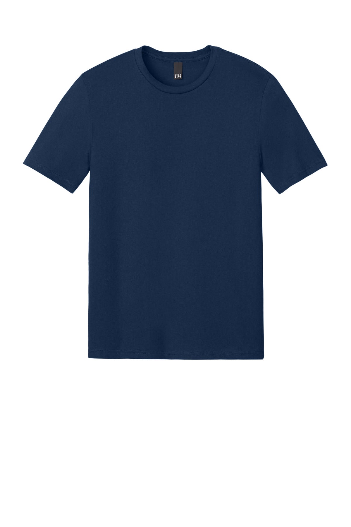 Front View of DarkRoyal District Perfect Weight CVC Tee DT184