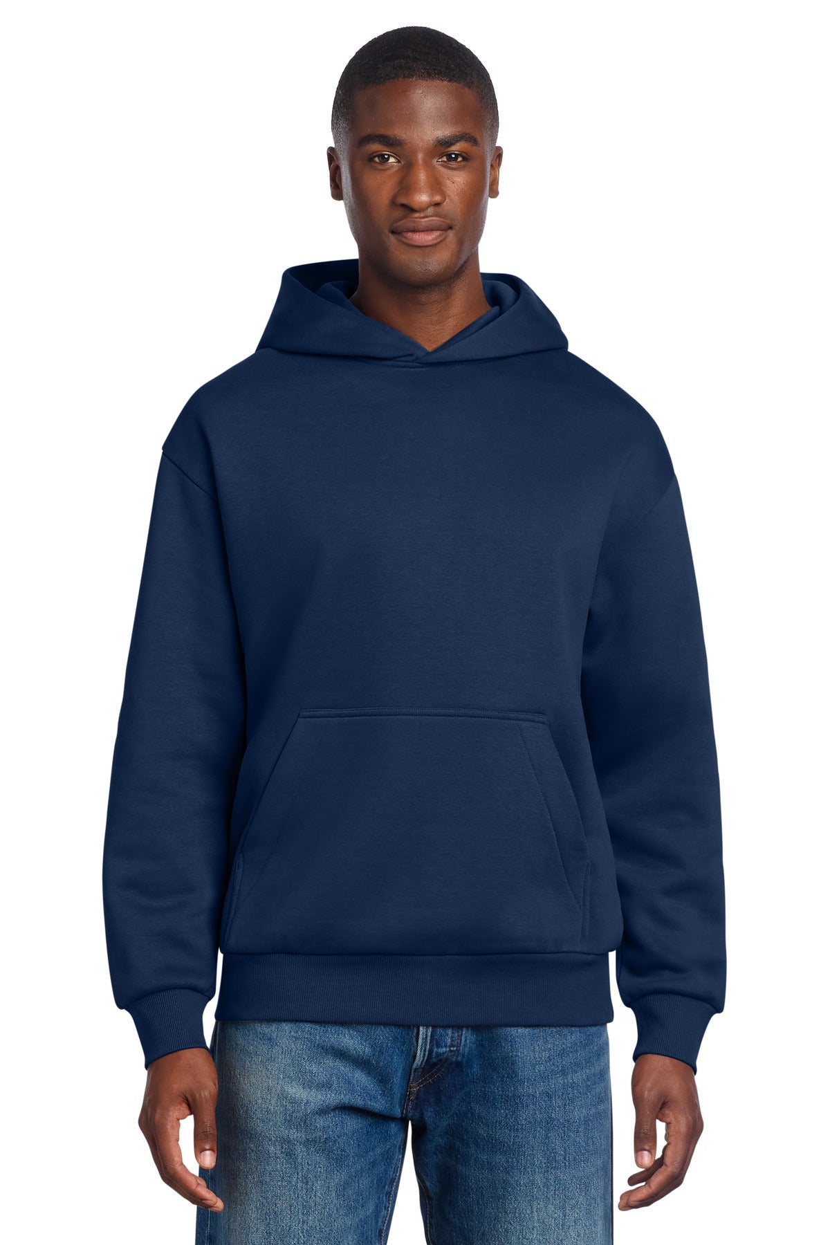 Front View of DarkRoyal District V.I.T. Heavyweight Fleece Hoodie DT6150