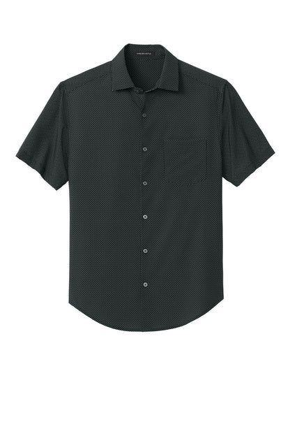 Front View of DBkTrglPrt Mercer+Mettle Short Sleeve UV Capital Tech Shirt MM2006
