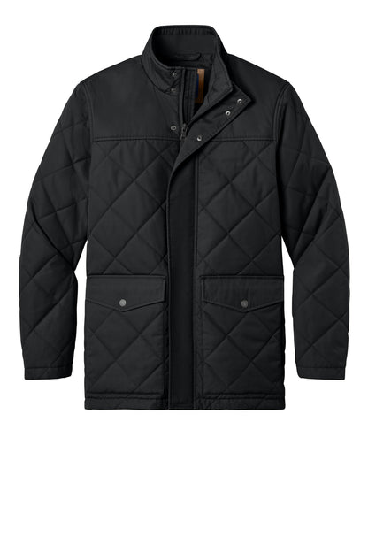 Front View of DeepBlack Brooks Brothers Field Coat BB18605