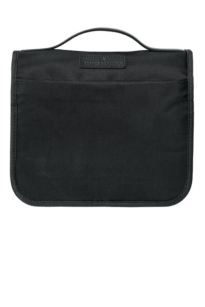 Front View of DeepBlack Brooks Brothers Oxford Small Travel Bag BB18872