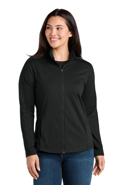 Front View of DeepBlack Eddie Bauer Women's Adventurer Full-Zip EB121
