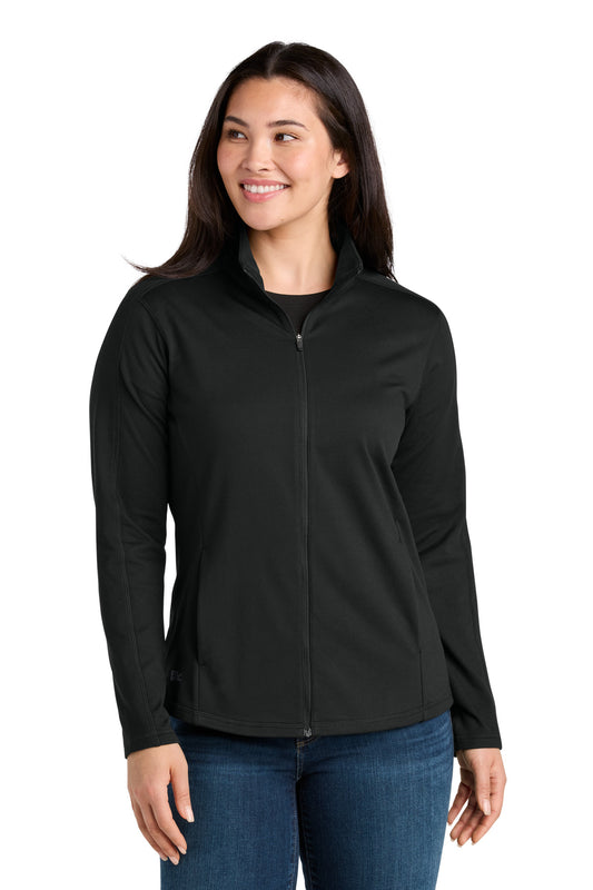 Front View of DeepBlack Eddie Bauer Women's Adventurer Full-Zip EB121