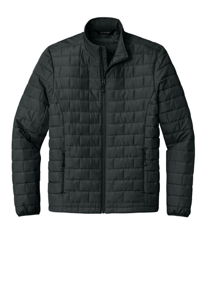 Front View of DeepBlack Port Authority C-FREE Brick Jacket J854