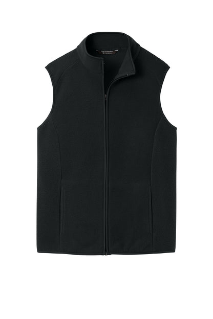 Front View of DeepBlack Port Authority C-FREE Fleece Vest F702