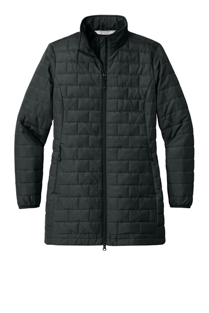 Front View of DeepBlack Port Authority Women's C-FREE Brick Jacket L854