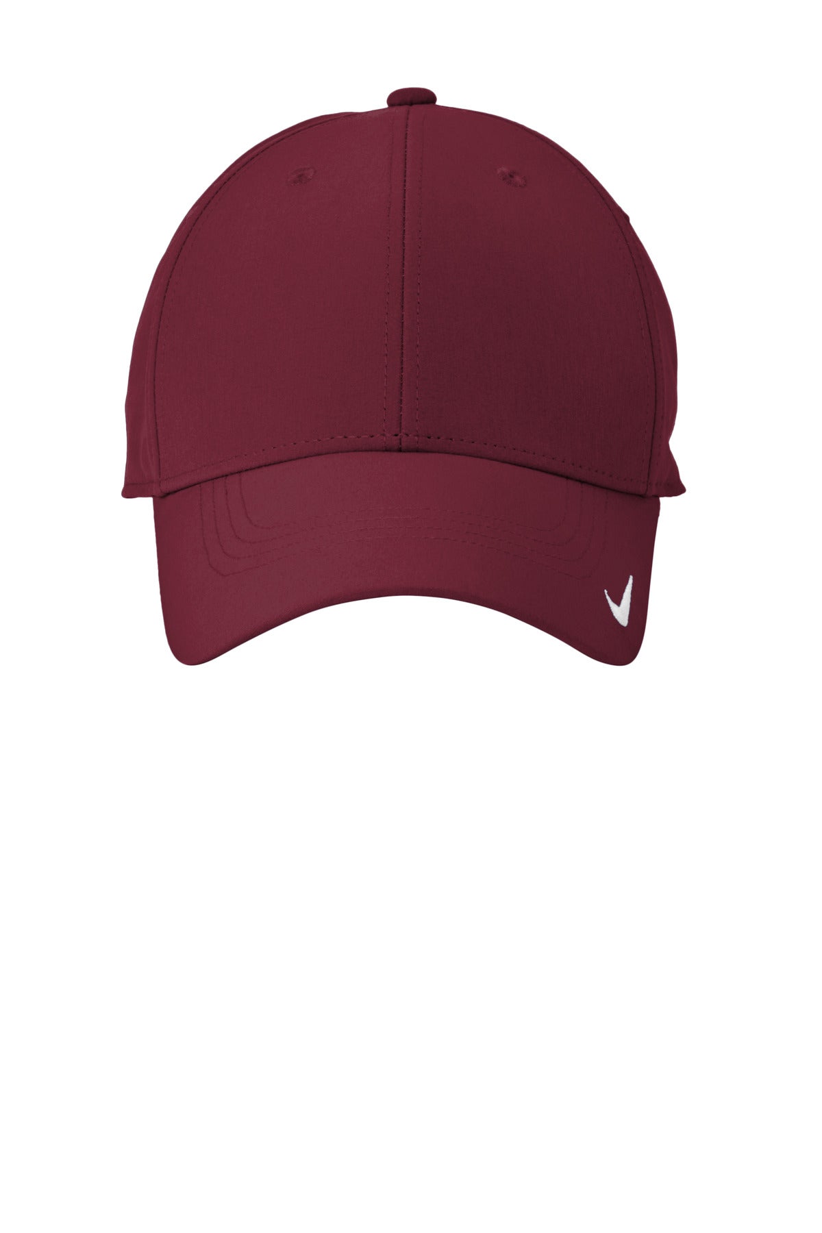 Front View of DeepMaroon Nike Dri-FIT Legacy Cap NKFB6447