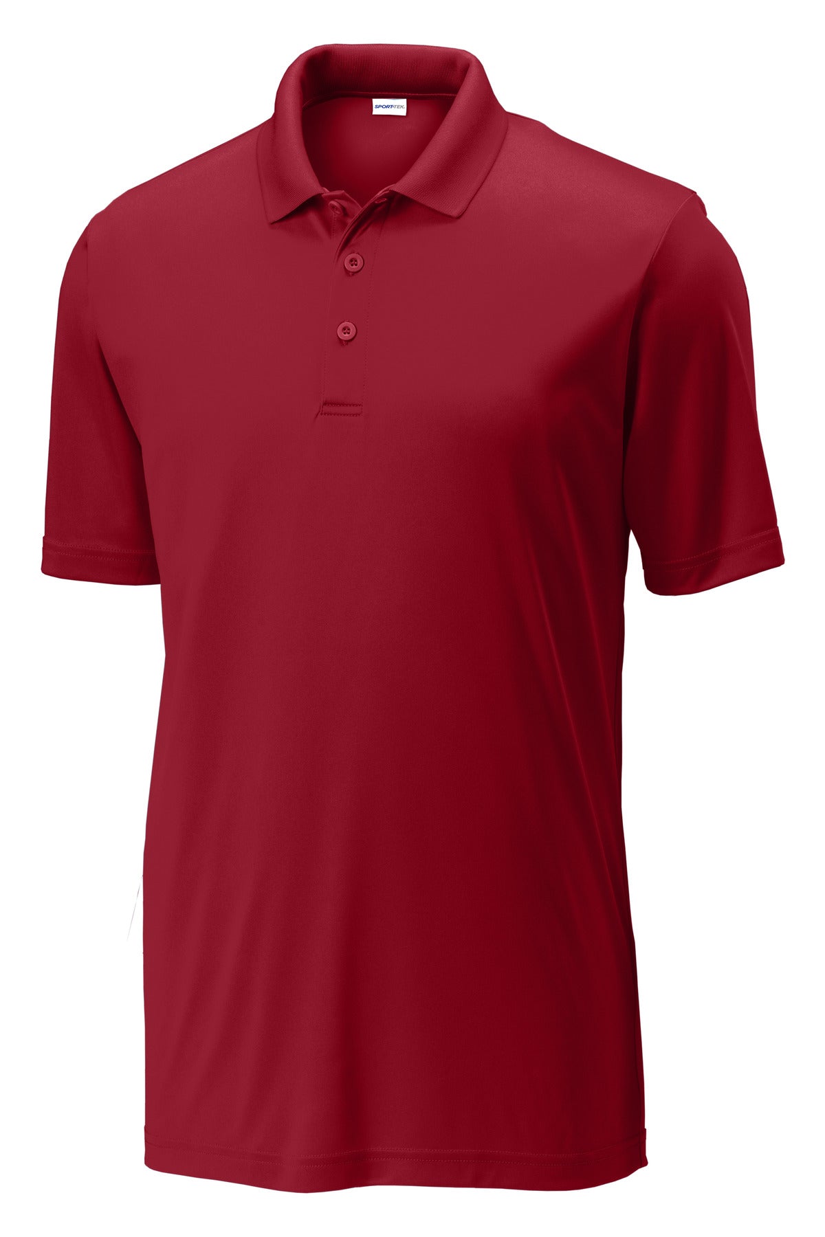Front View of DeepRed Sport-Tek PosiCharge Competitor Polo. ST550