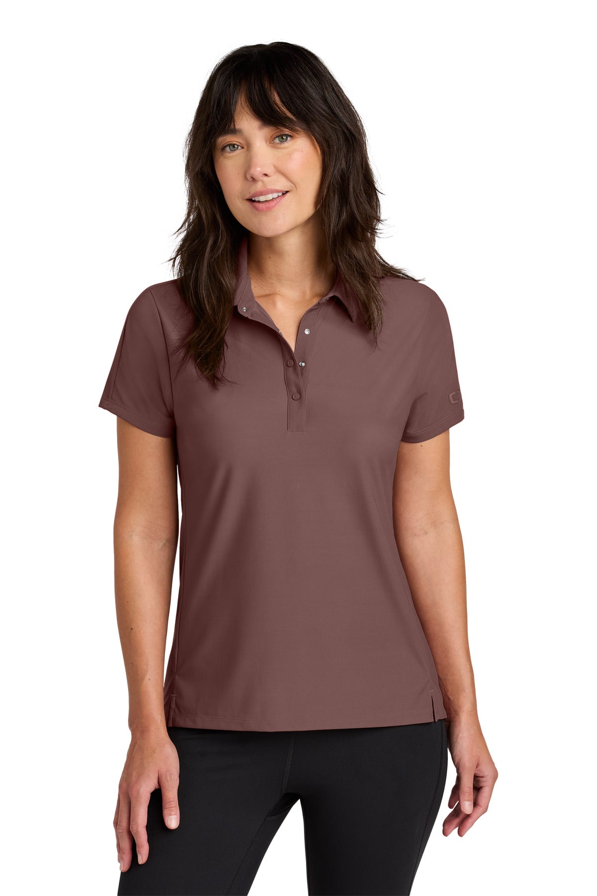 Front View of DeepRose OGIO Women's Envision Polo LOG154