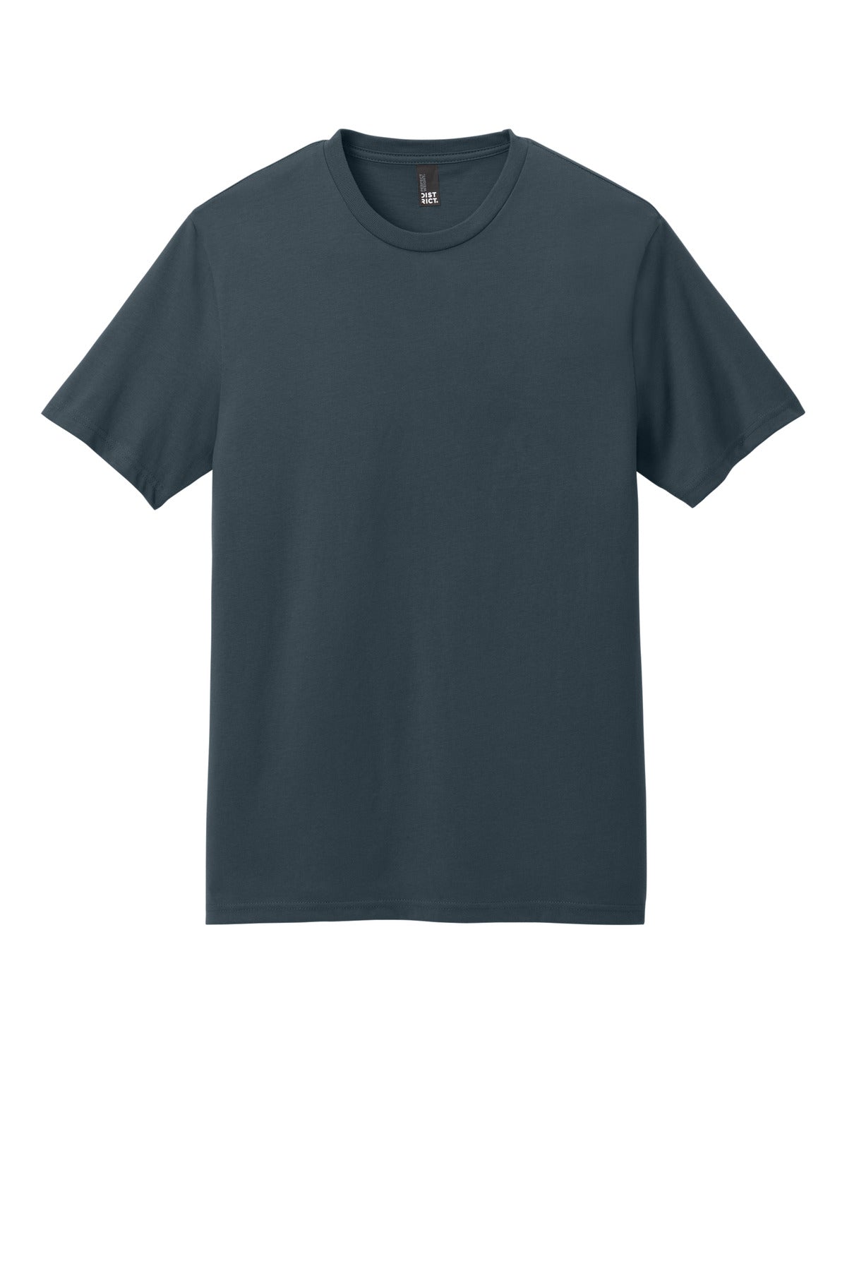 Front View of DeepStlBlu District Perfect Weight Icon Tee DT106