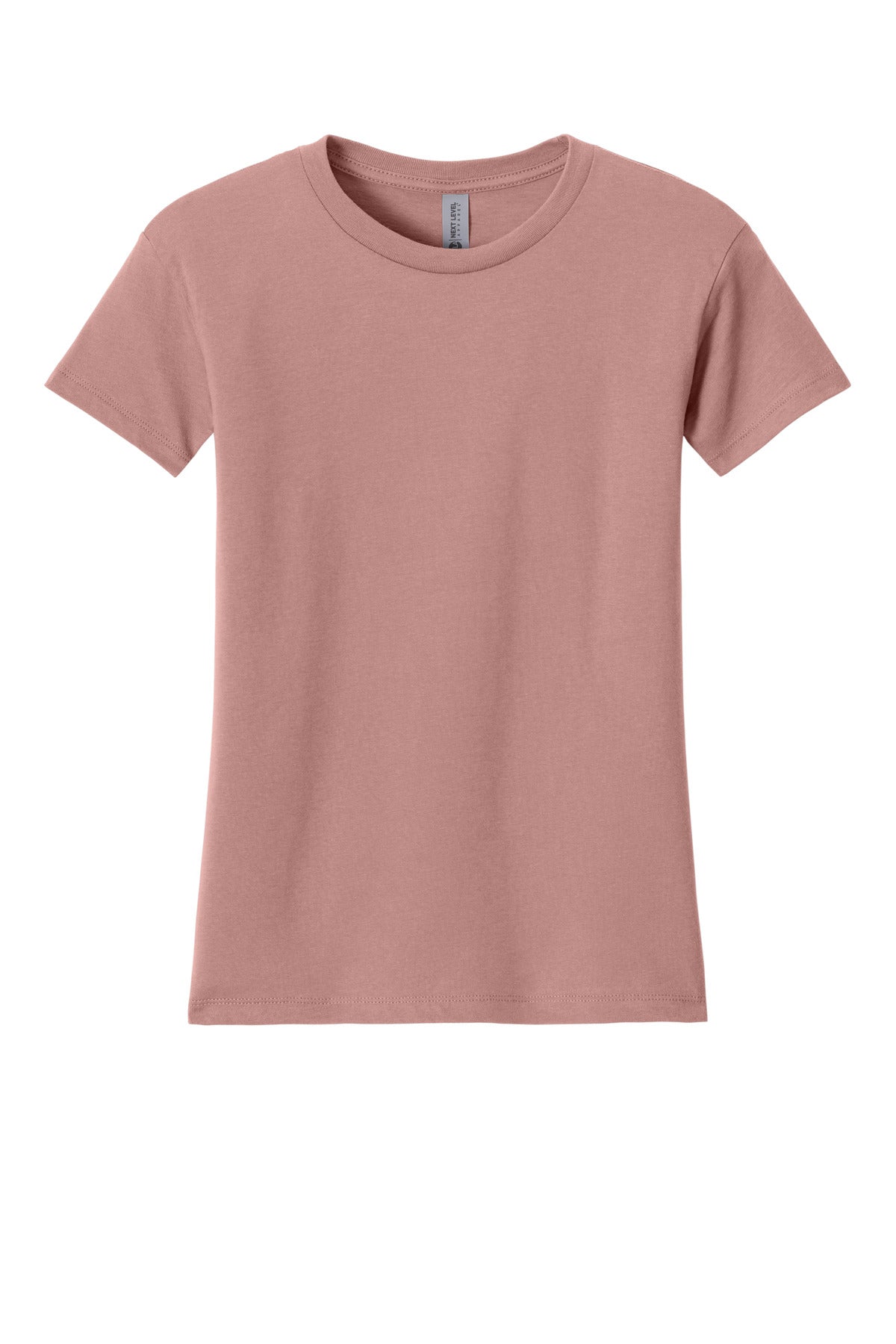 Front View of DesertPink Next Level Apparel Women's Cotton Relaxed Tee NL3910