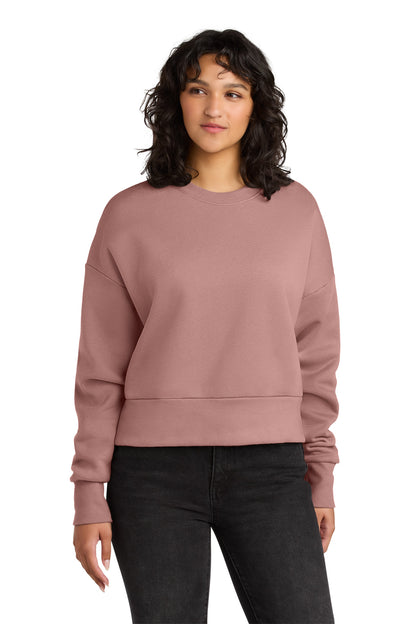 Front View of DesertPink Next Level Apparel Women's Heavyweight Sweatshirt NL9087
