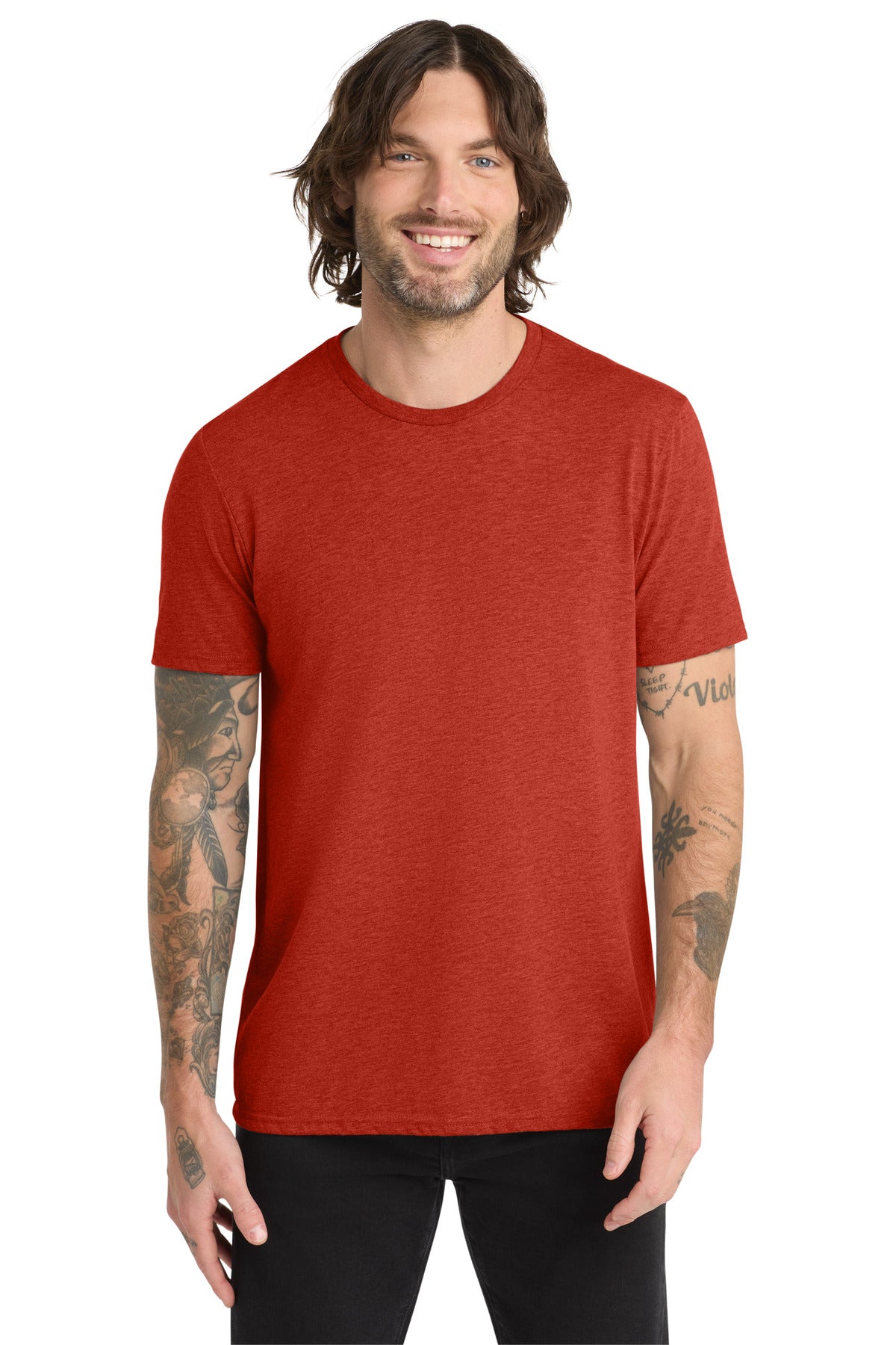 Front View of DesertSun Allmade Unisex Tri-Blend Tee AL2004