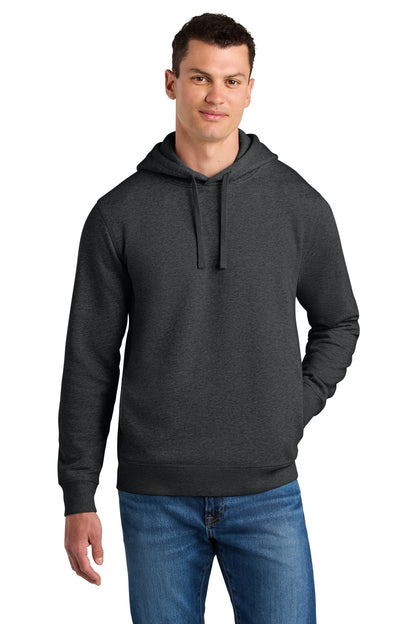 Front View of DkHtGry Stanley/Stella Unisex Sounder Hooded Sweatshirt SXU012