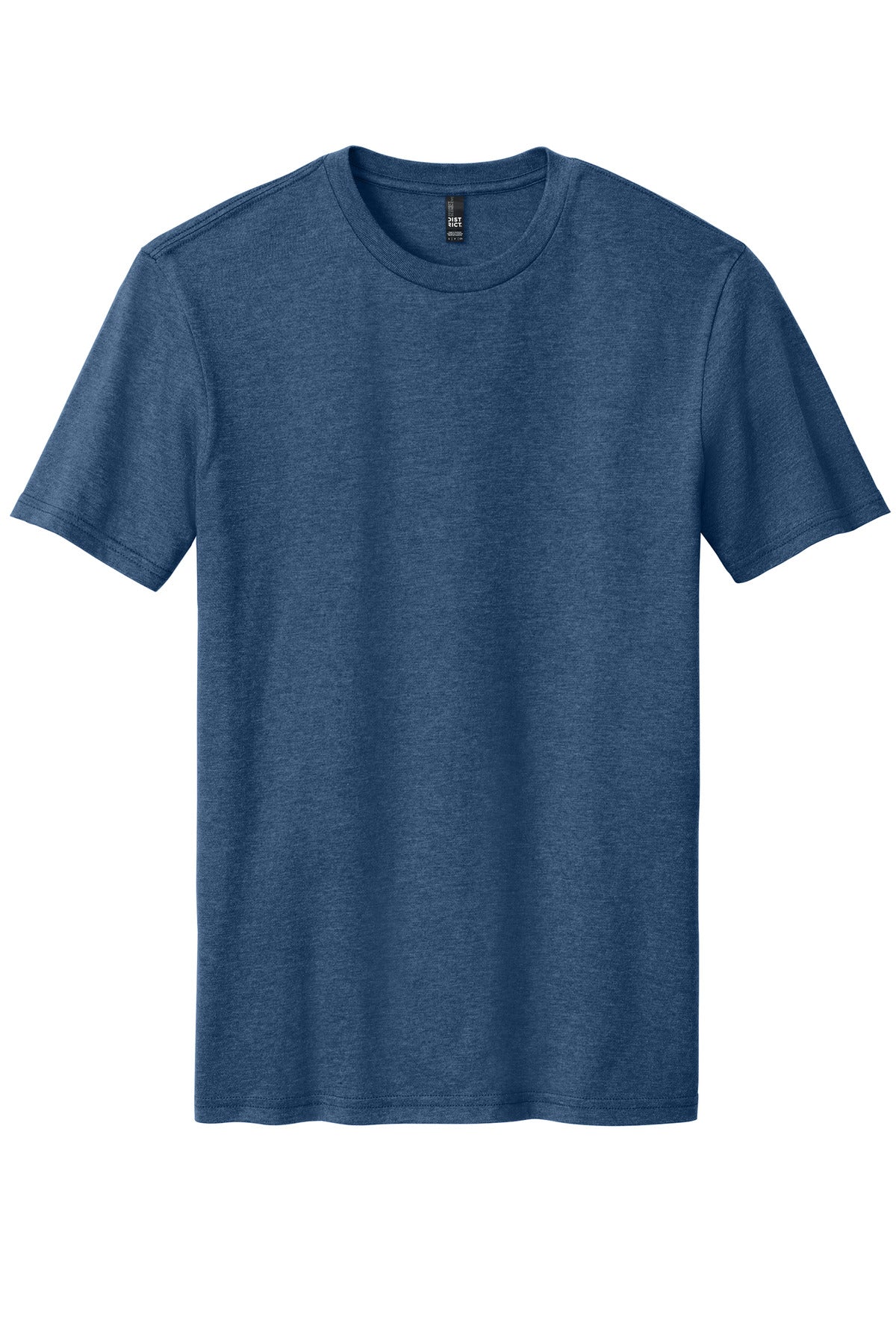 Front View of Dp Royal Fleck District Perfect Blend CVC Tee. DM108
